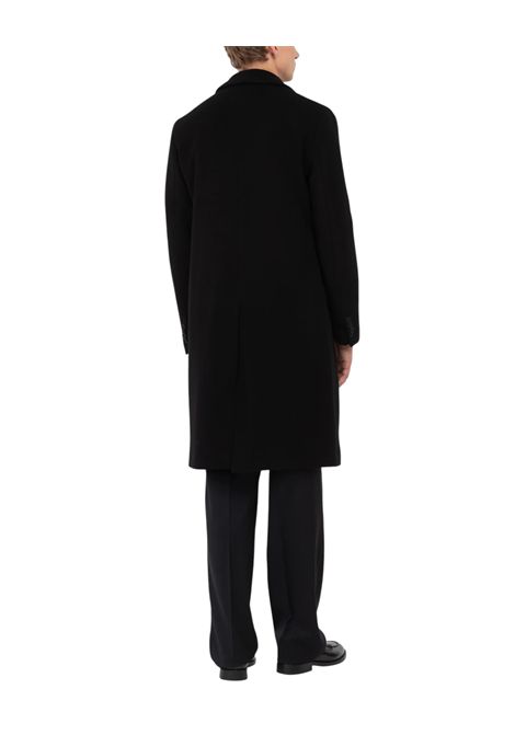 cappotto doppiopetto relaxed fit panno misto lana nero MANUEL RITZ | Cappotti | 3932C4001 25369799